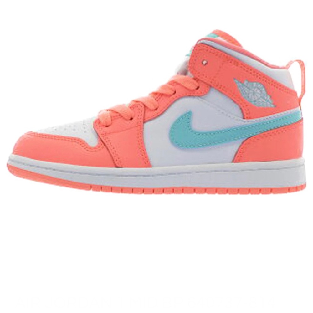 Girls AIR JORDAN 1 MID BP size 1Y